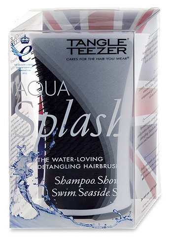 Tangle Teezer Aqua Splash Detangling Hairbrush White