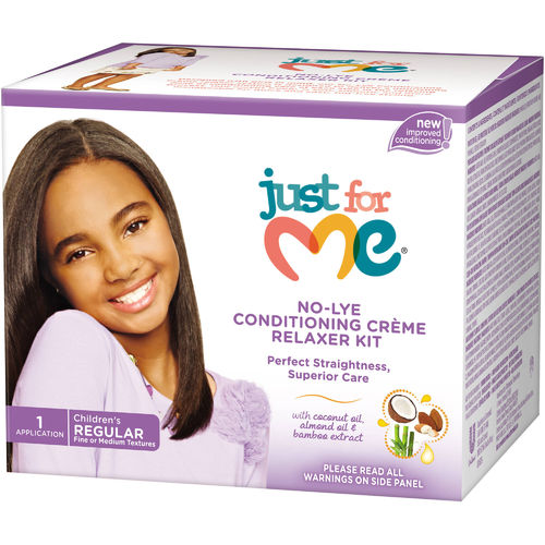 Just For Me No-Lye Conditioning Cream Relaxer Kit 1 App Regular