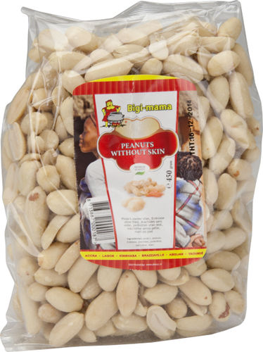 Raw Blanched Peanuts Bigi Mama 450g