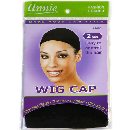 Annie Wig Cap 2pcs _ Black