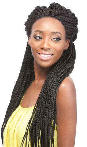 X-Pression Lace Front Wig Box Braid Large