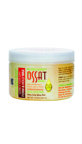 Ossat Naturals Work It Your Way Form & Hold Wax  340g