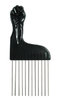 Afro Comb Metall Antonio Fist Pick Peace for Hairstyling