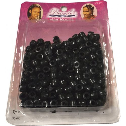 Dreamfix Hair Beads 200pcs Black