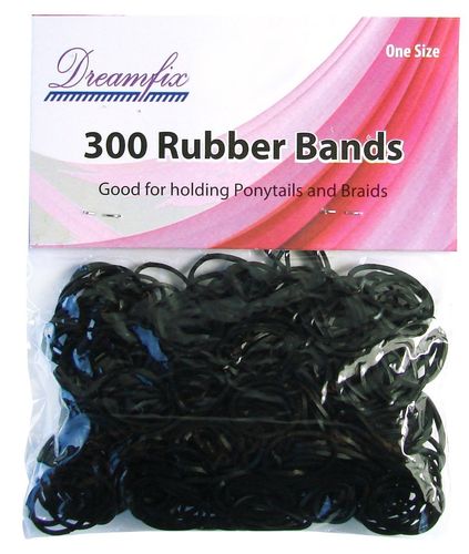Magic Rubber Bands One Size 275pcs Black
