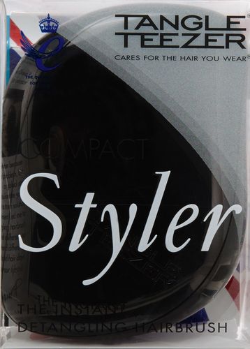 Tangle Teezer Compact Styler Detangling Hairbrush Black