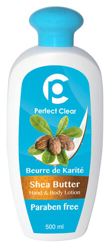 Perfect Clear Shea Butter Hand & Body Lotion 500ml