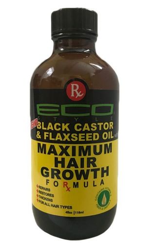 ECO Black Castor & Flaxseed Oil Maximum Hair Growth 118ml