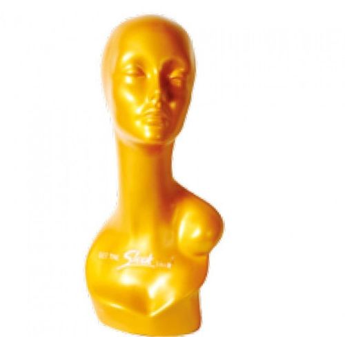 Sleek Mannequinn Head Gold