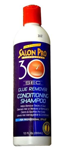 Salon Pro 30 Sec Glue Remover Conditioning Shampoo 355ml