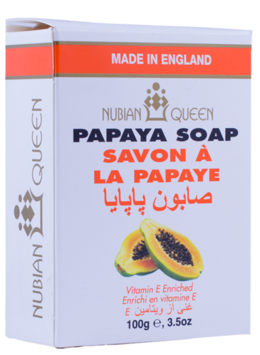 Nubian Queen Papaya Soap with Vitamin E 100g