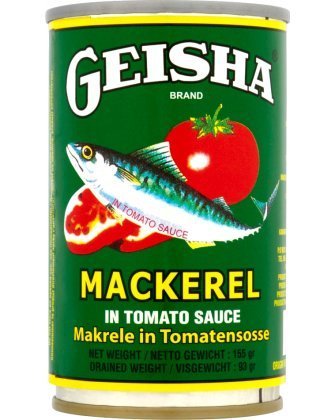 Geisha Brand Mackerl in Tomato Sauce 425g