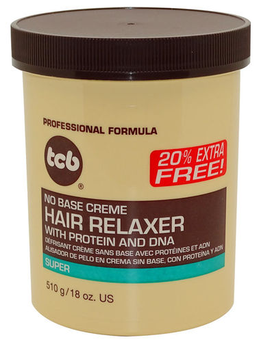 TCB No Base Cream Hair Relaxer Super 510g