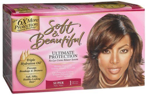 Soft & Beautiful Ultimate Protection No-Lye Cream Relaxer Super