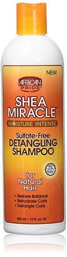 African Pride Shea Miracle Sulfate Free Detangling Shampoo 355ml
