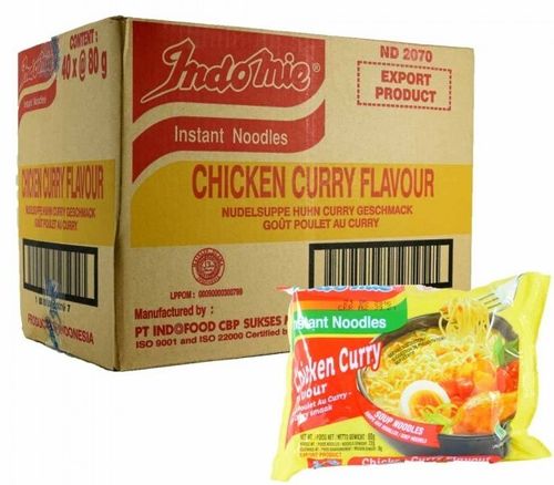 Indomie Instant Noodles Chicken Curry Flavour 40x80g